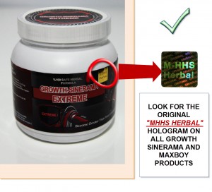Growth Sinerama Extreme with genuine product hologram